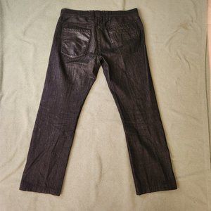 Armani Exchange Leather Pocket Jeans